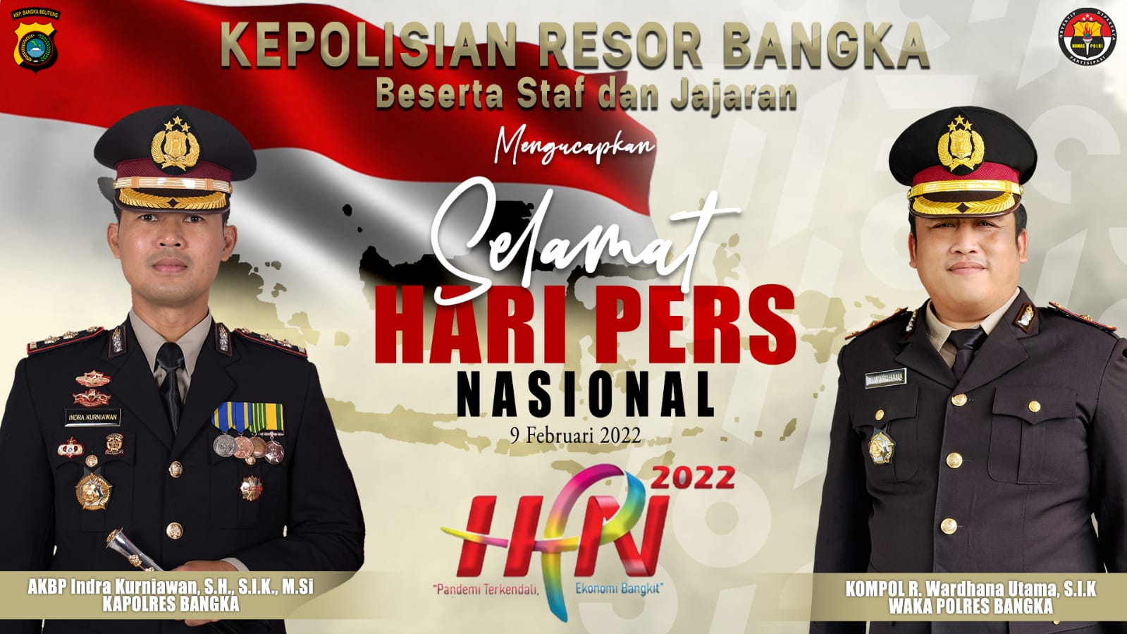 Polres Bangka Peringati Hari Pers Nasional Pers harus Selalu Bergerak Maju Menjalankan Tugas dan Fungsinya Secara Maksimal