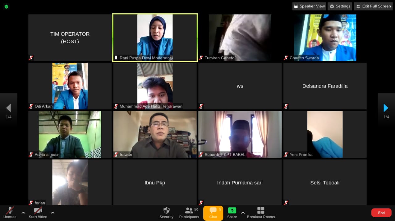 PC PMII Bangka Siapkan Mahasiswa dan Masyarakat Tangkal Radikalisme