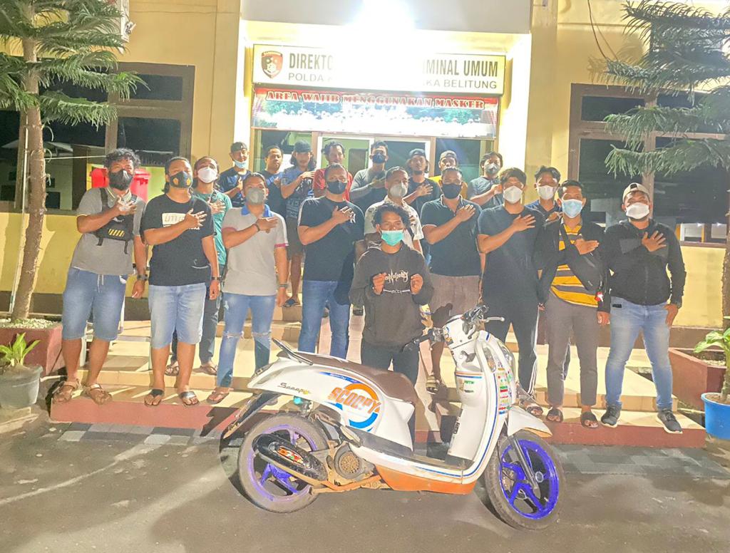 Kurang Dari 24 Jam, Pelaku Pembunuhan Di Ruas Jalan Desa Cambai Ditangkap Tim Gabungan Polda dn Polres Bateng