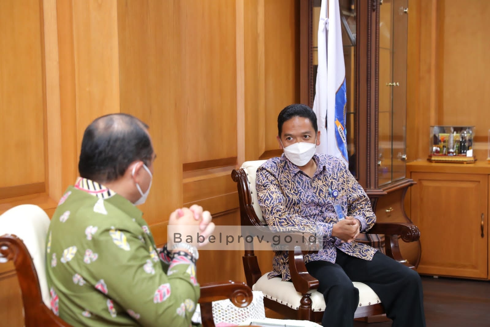 FC Nugroho Kepala BPKP Yang Baru Silaturahmi Dengan Gubernur Babel Erzaldi Rosman