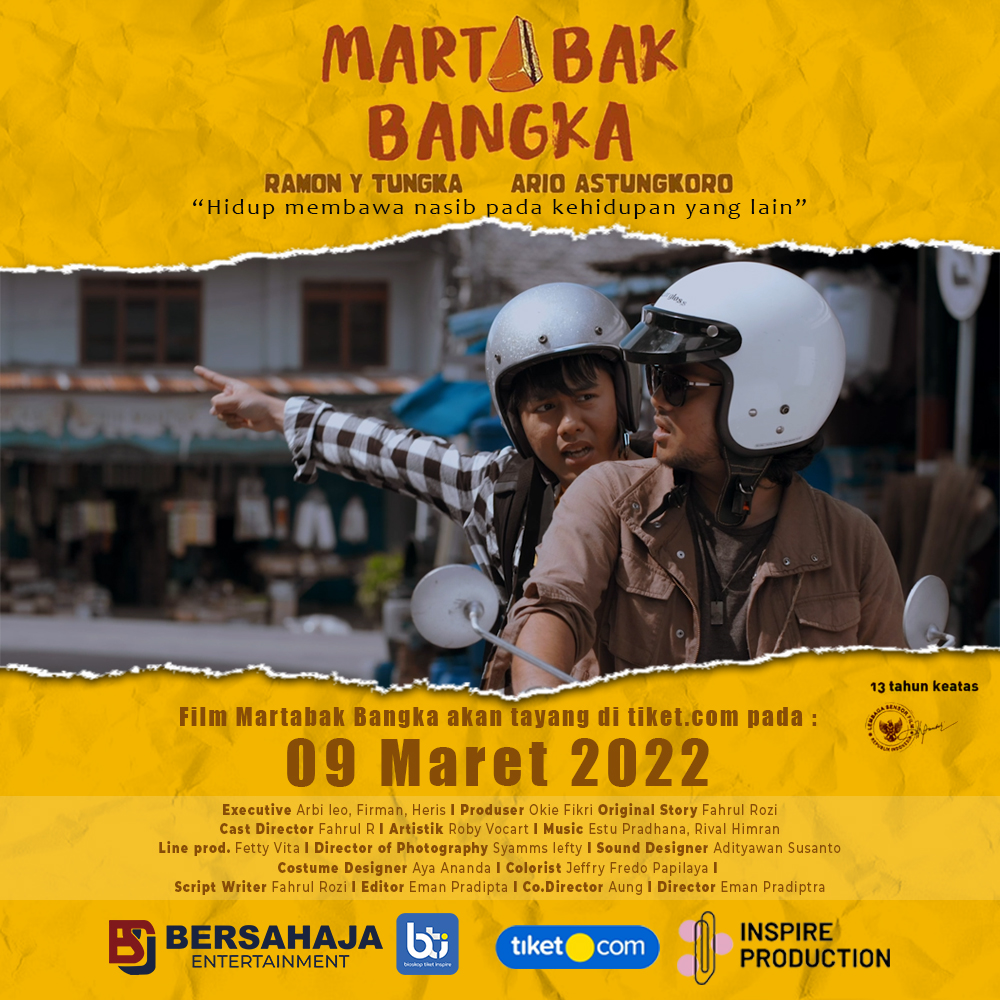Catat...! Mulai 9 Maret 2022 Ini, Film Martabak Bangka Mulai Tayang di Tiket.com