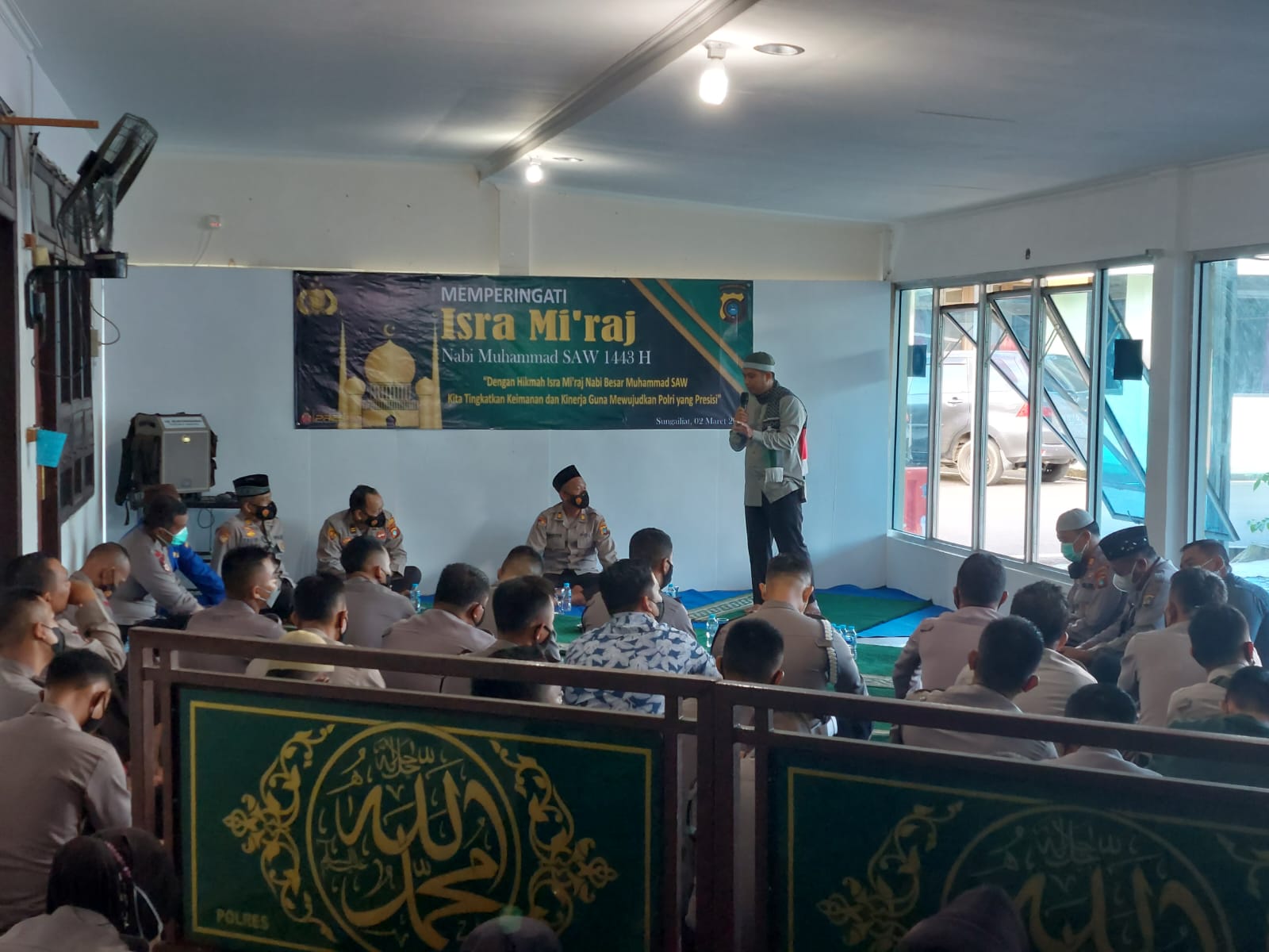 Polres Bangka Peringati Isra Mi'raj Nabi Muhammad SAW, AKP Fahruddin : Semoga Menjadikan Peningkatan Iman Serta Mewujudkan Polri yang Presisi - bnbabel.com