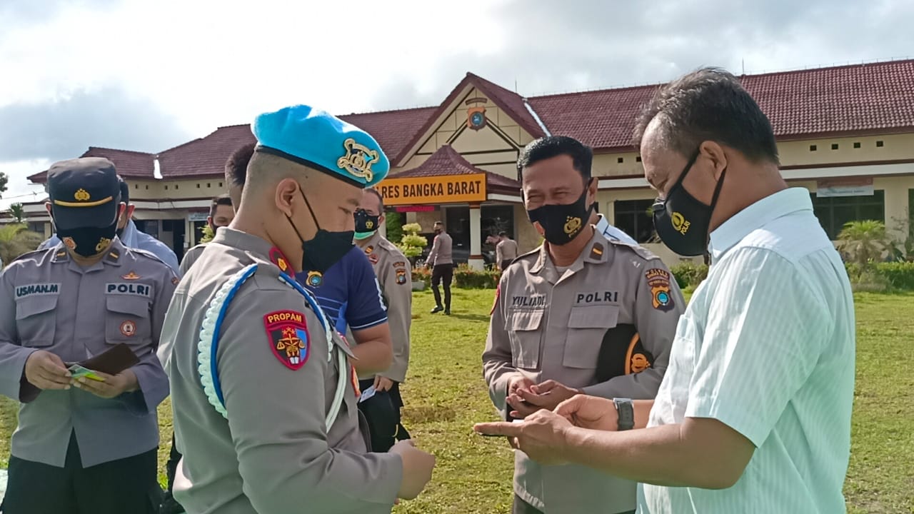 Bid Propam Polda Babel Cek Sikap Tampang Anggota Polres Bangka Barat