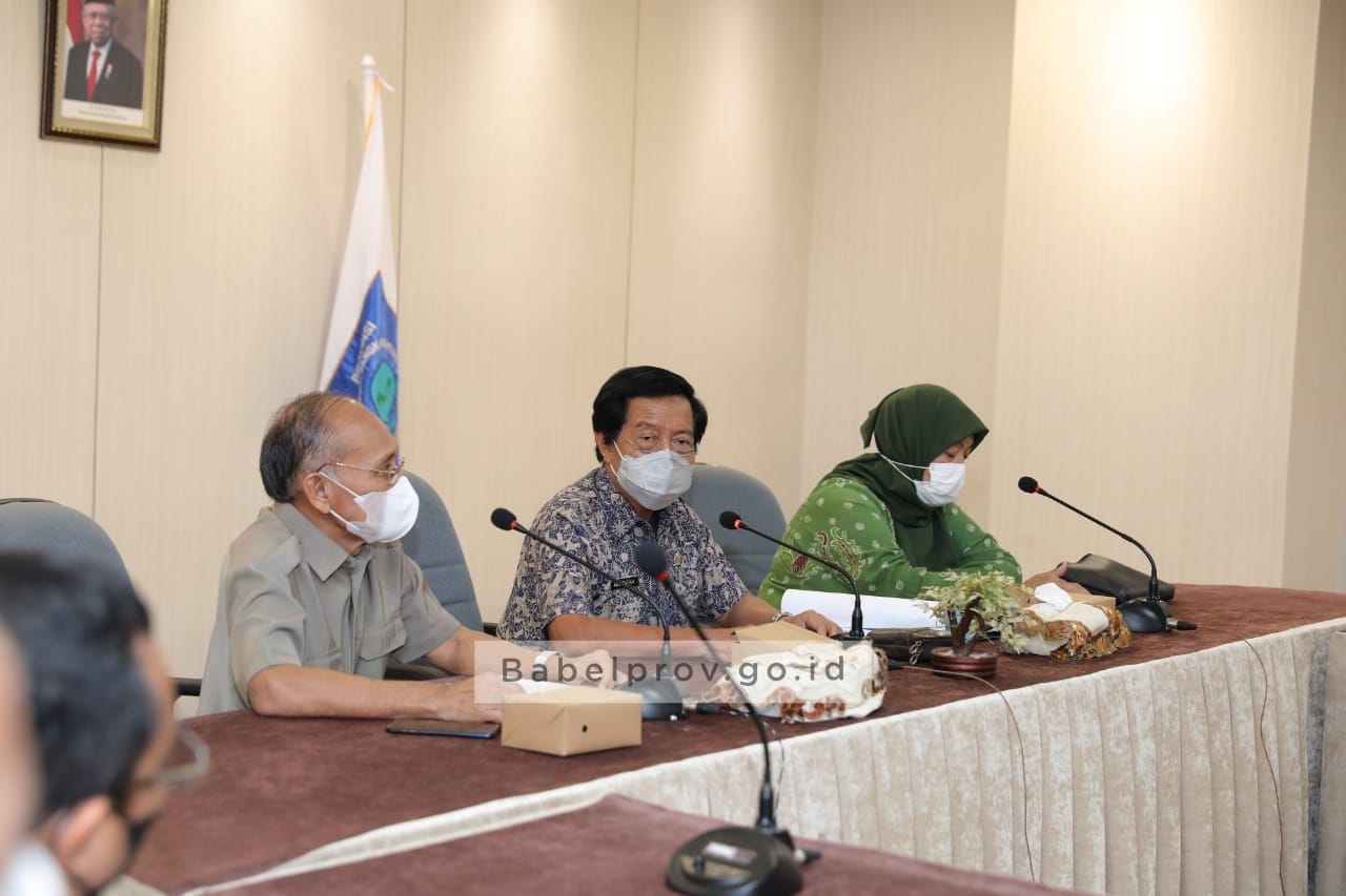 Ketua DPD Serikat Pekerja Seluruh Indonesia (SPSI) Provinsi Kepulauan Bangka Belitung Darusman protes terkait Undang-Undang Cipta Kerja,Begini penjelasannya