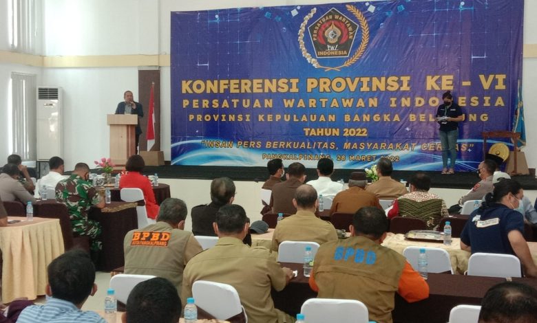 Konferprov VI PWI Babel 2022, Agendakan Pemilihan Ketua dan Wujudkan Target Insan Pers Berkualitas