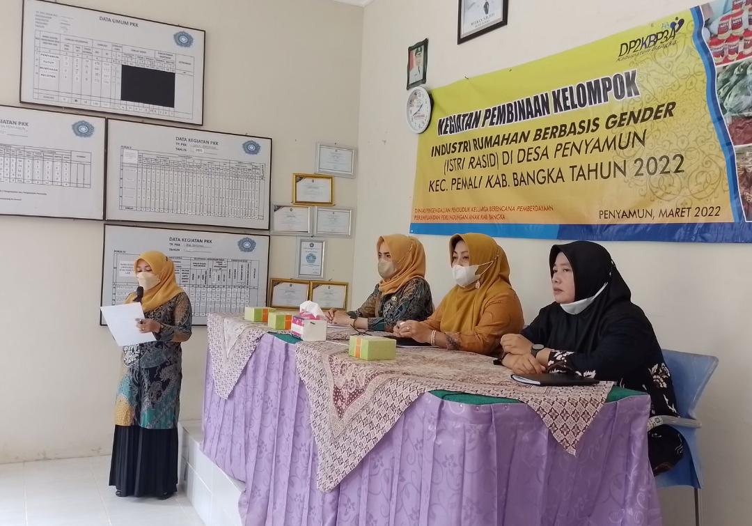 DP2KBP3A Bangka Gelar Pembinaan Bagi Istri Rasid