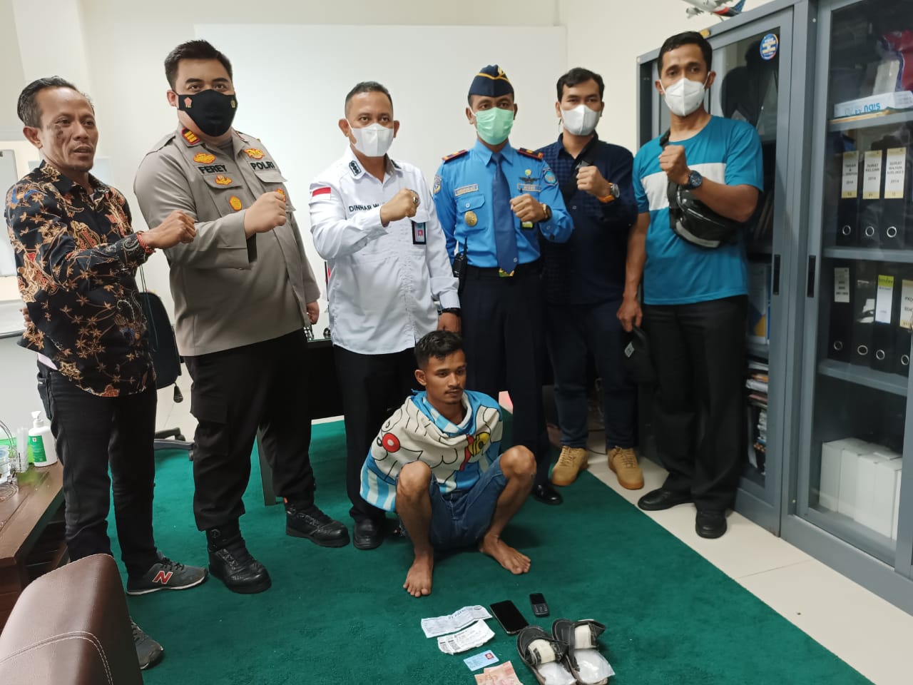 BNN Prov. Babel Gagalkan Pengiriman 1KG Sabu Melalui Bandara Depati Amir