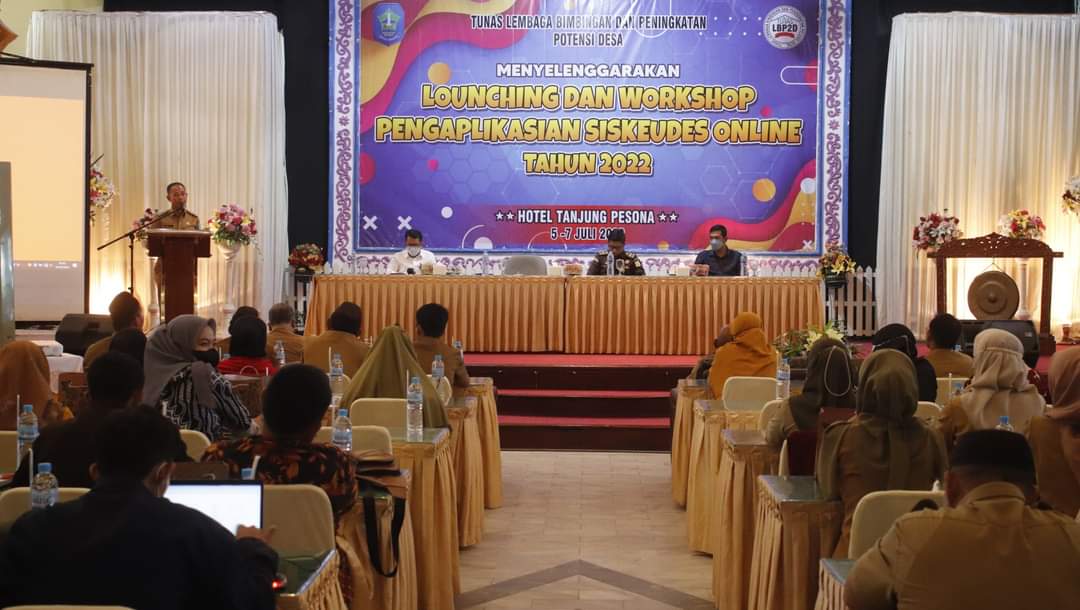 Ciptakan Kemudahan dan Transparansi, Pemkab Bangka Launching dan Workshop Aplikasi Siskuedes Online