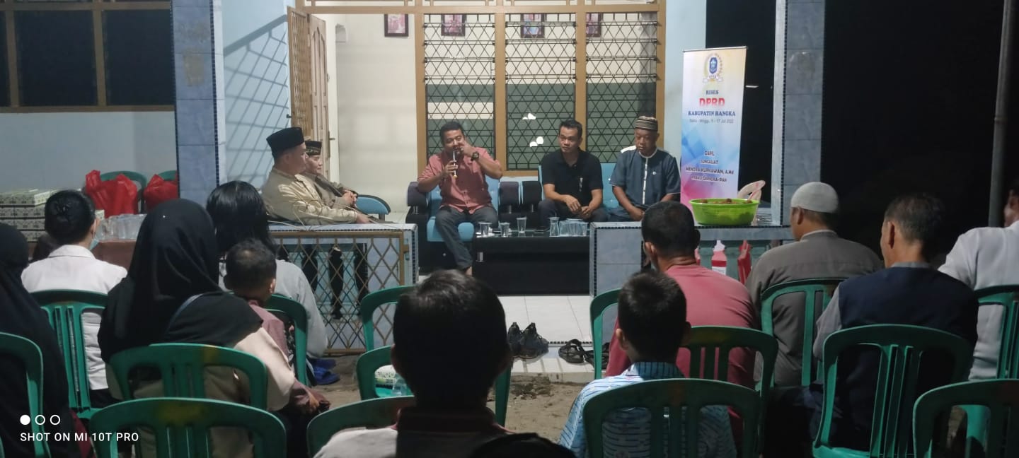 Serap Aspirasi, Wakil Ketua I DPRD Bangka Siap Perjuangkan Aspirasi PITI