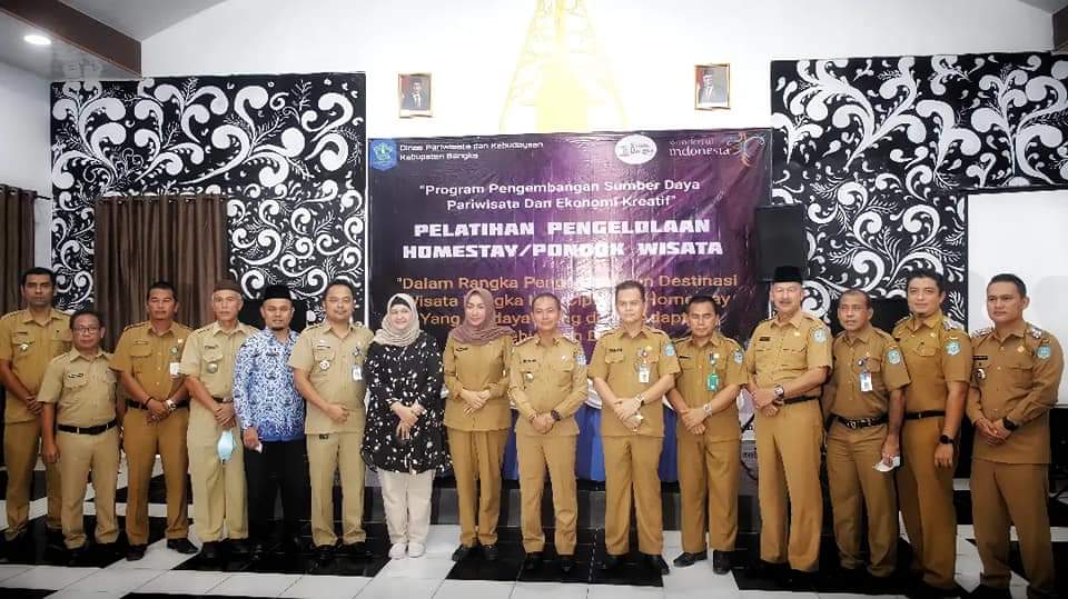 Kembangkan SDM Pelaku Wisata, Pemkab Bangka Gelar Pelatihan Pengelolaan Homestay