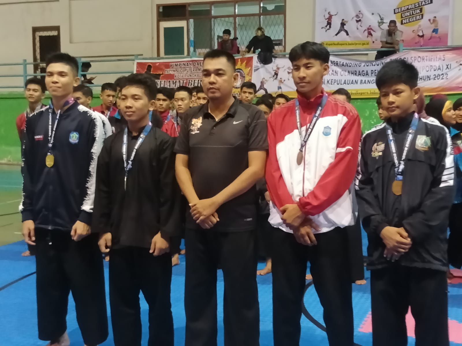 Raih 5 Emas, Tim Pencak Silat Bangka Raih Juara Umum di POPDA 2022
