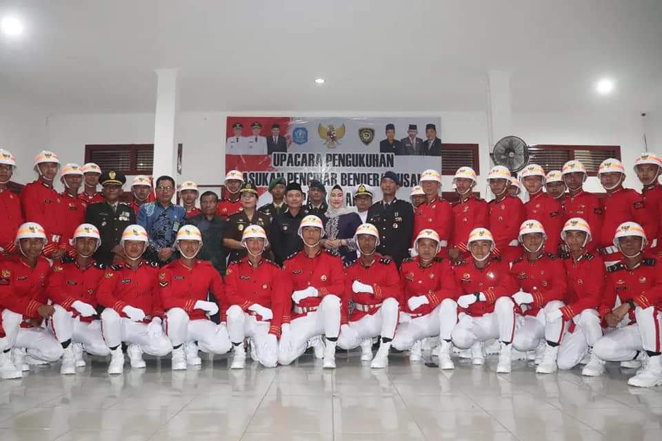 Bupati Bangka Kukuhkan 31 Anggota Paskibraka