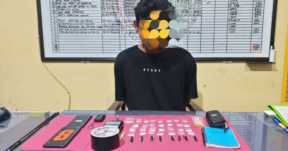 Miliki 7.66 Gram Sabu, Jawe Warga Pemali Berhasil Diringkus Tim Gradak Satres Narkoba Polres Bangka