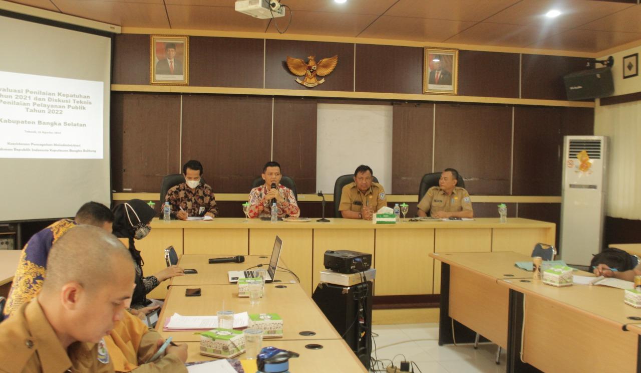 Apresiasi Semangat Peningkatan Pelayanan Pemkab Basel, Ombudsman Ingatkan Pentingnya Kompetensi Petugas