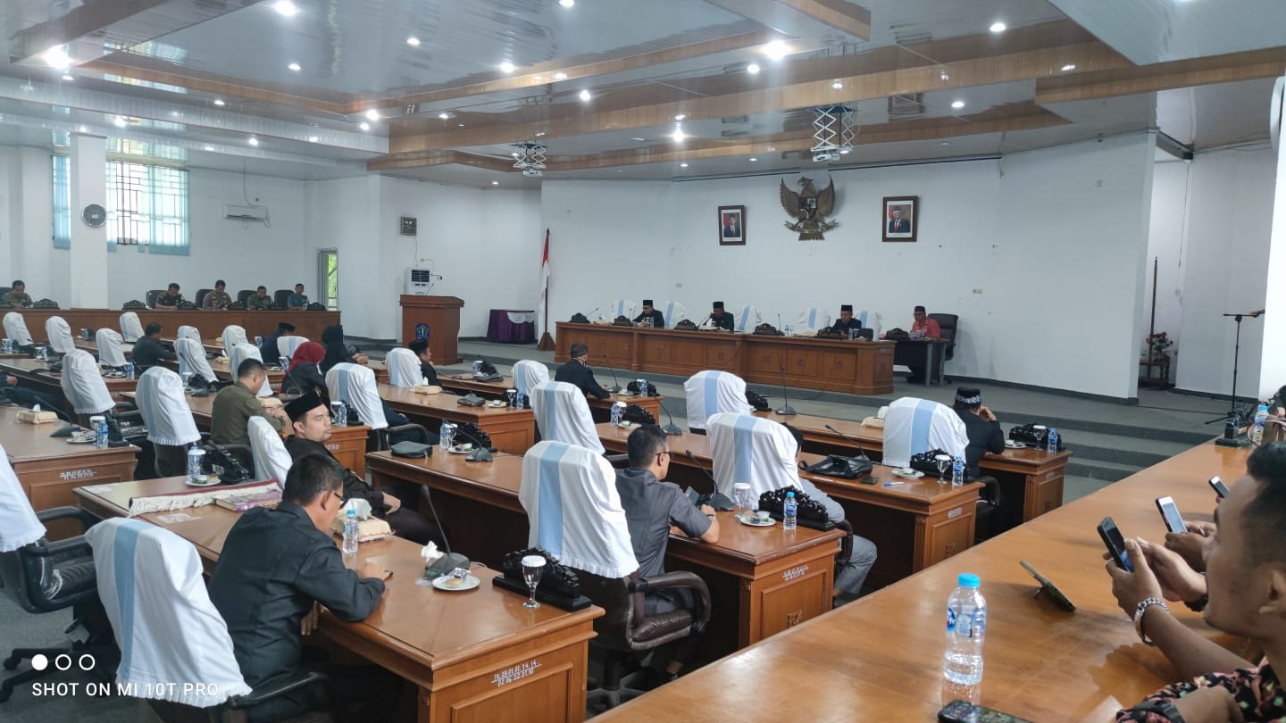 DPRD Bangka Gelar Paripurna Agenda Penyampaian Nota Keuangan Perubahan dan RAPBD Tahun Anggaran 2022