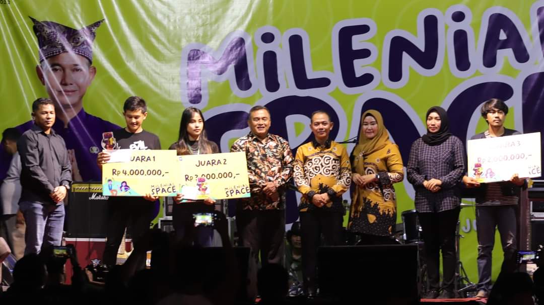 Sukses Digelar, Bupati Mulkan Tutup Kegiatan Milenial Space Band Festival