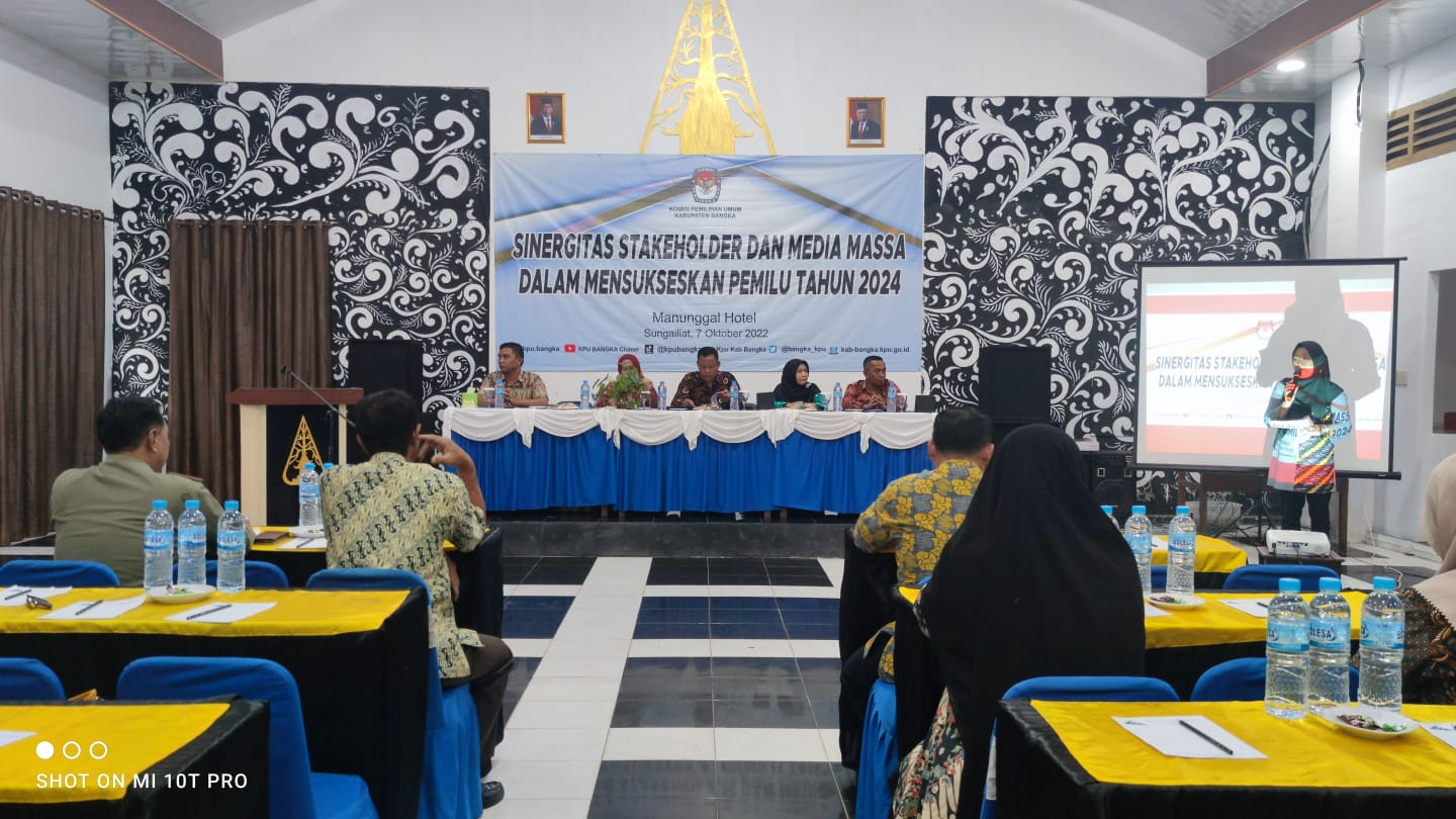 Ingin Sukseskan Pemilu 2024, KPU Bangka Gandeng Media Massa