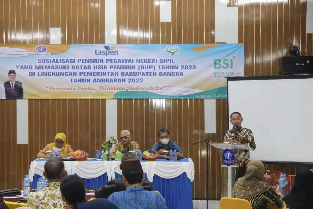 Bupati Bangka : Uang Taspen Harus Dipergunakan Sebaik-baiknya