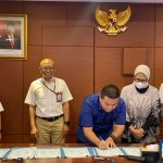Arbi Leo CEO PT Bersahaja Tandatangani MoU Teknologi Industri LTJ Dengan Kemenko Marves