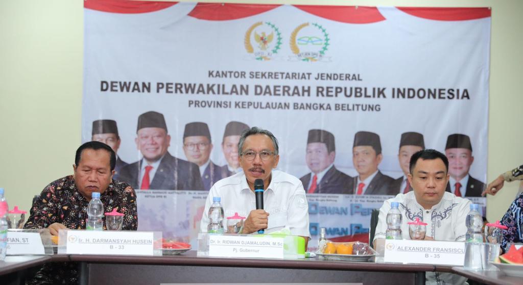 Hadiri Peresmian Kantor DPD RI Kep. Babel,Ini Kata Pj Gubernur Babel
