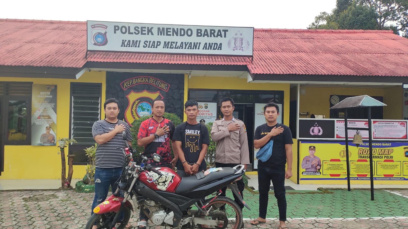Baru 2 Bulan Keluar Penjara, Jef Residivis Kembali di Ringkus Polsek Mendo Barat