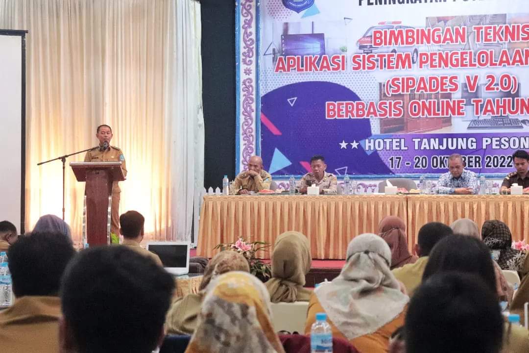 Bupati Mulkan : Pengelolaan Aset Desa Harus Berbasis Aplikasi Sipades V 2.0