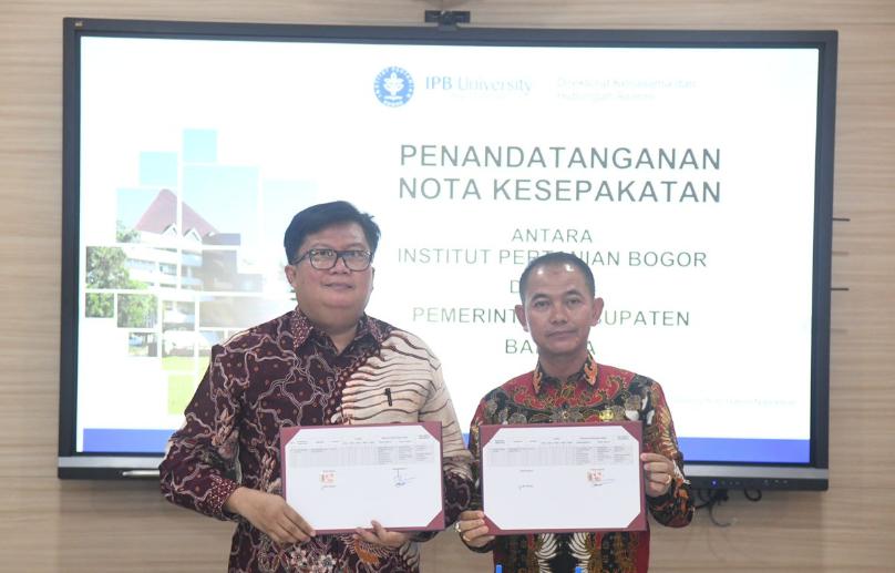 Tingkatkan Sektor Pertanian Perkebunan, Pemkab Bangka Teken MOU Dengan IPB
