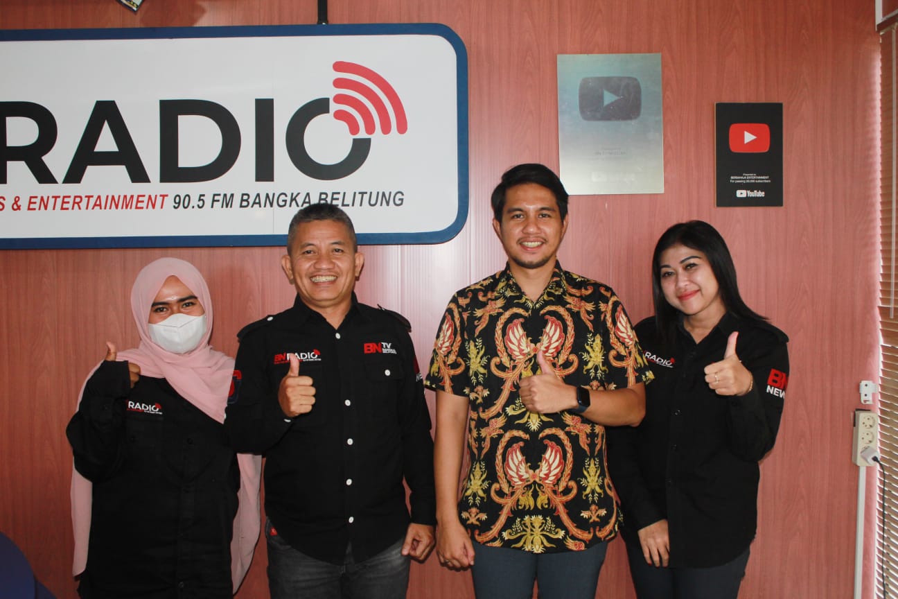 Perdana, BN Radio 90.5 FM Gelar Sapa Polisi,hadirkan AKP Rene Kasatreskrim Polres Bangka