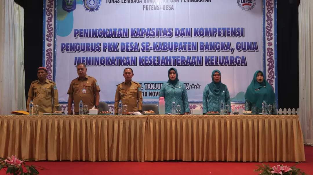 Bupati Bangka Sebut Tim Penggerak PKK Ujung Tombak Pembangunan di Desa