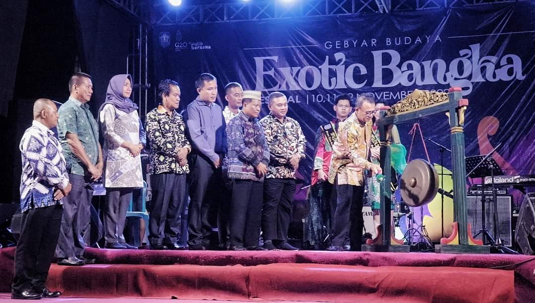Wabup Bangka Buka Kegiatan Gebyar Budaya Exotic Bangka Sport Tourism dan Cultural Tahun 2022