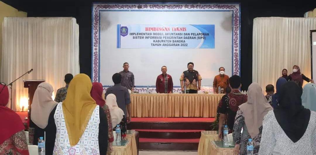 Pemkab Bangka Gelar Bimtek SIPD Guna Tingkatkan Pengelolaan Keuangan Daerah