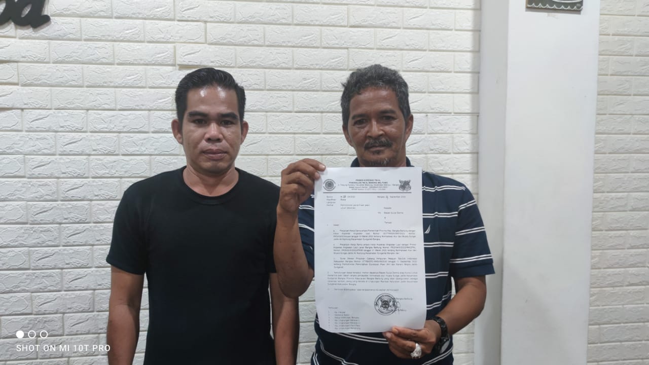 Akibat Asal Tuduh, Surya Dharma Lapor Balik Adystia Sunggara ke Polsek Sungailiat