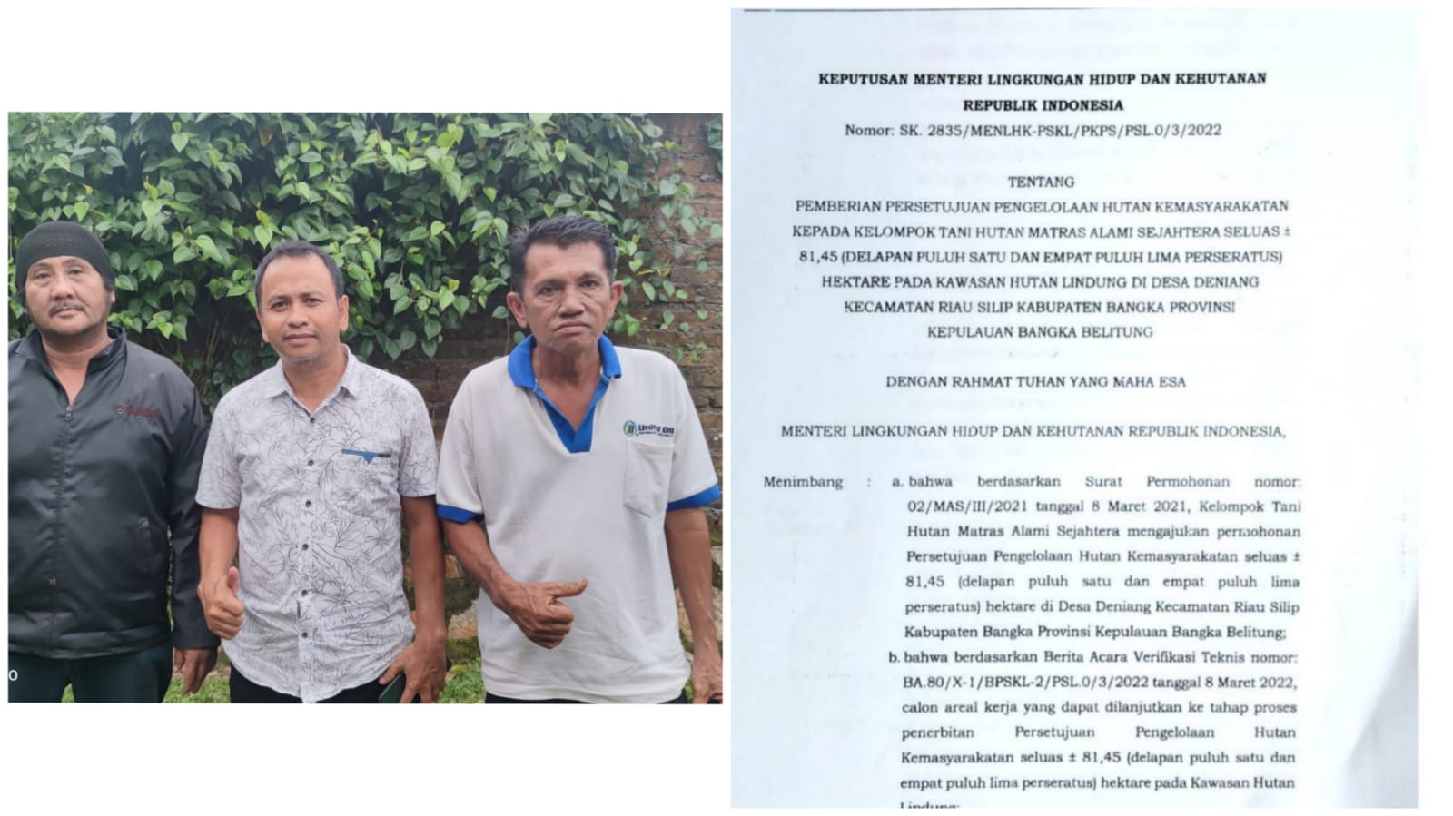 Dirambah Tambang Ilegal, Pengurus KTH HKM Matras Alami Sejahtera Akan Buat Laporan