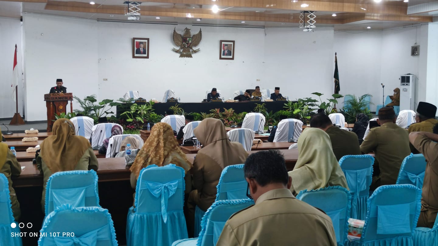 DPRD Bangka Gelar Paripurna Persetujuan Rancangan APBD Tahun Anggaran 2023