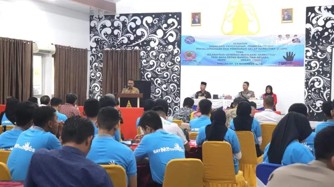 Buka Sosialisasi P4GN, Wabup Bangka: Pemberantasan Narkoba Tanggungjawab Bersama