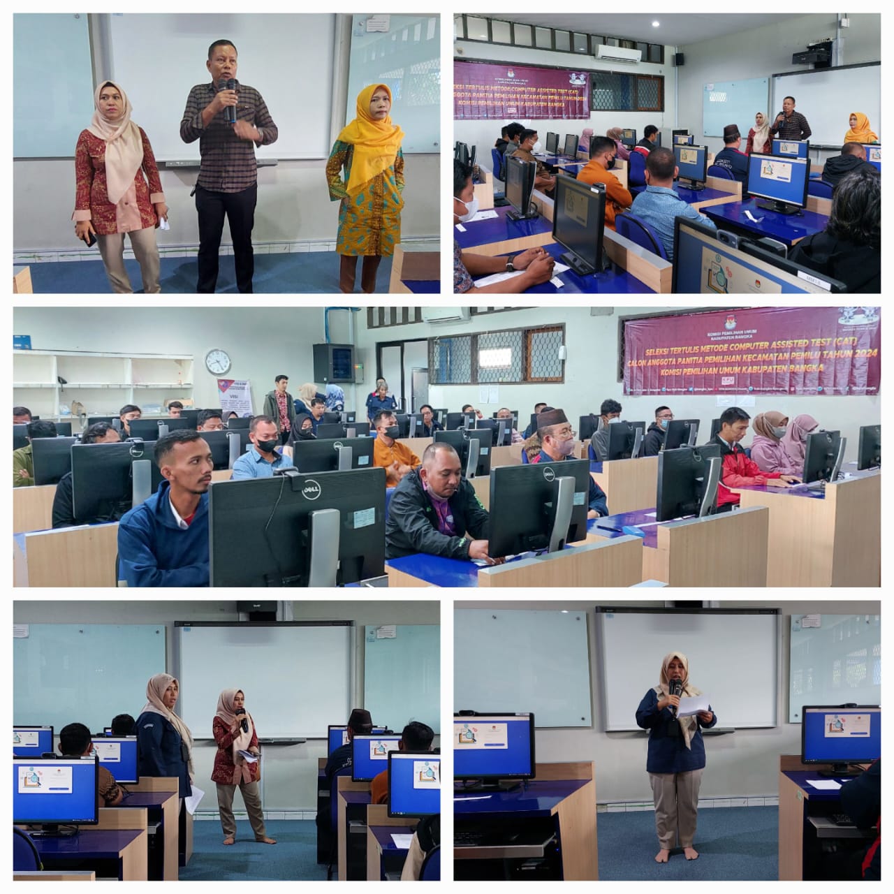 225 Peserta dari 4 Kecamatan Ikuti Tes Calon PPK Yang Digelar KPU Bangka