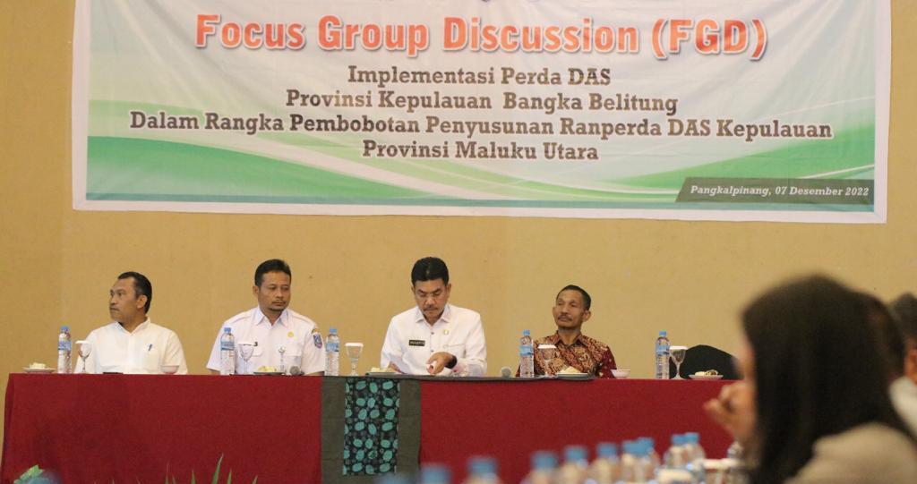 Perda Pengelolaan DAS Menjadi Topik FGD Bersama Pemprov Maluku Utara