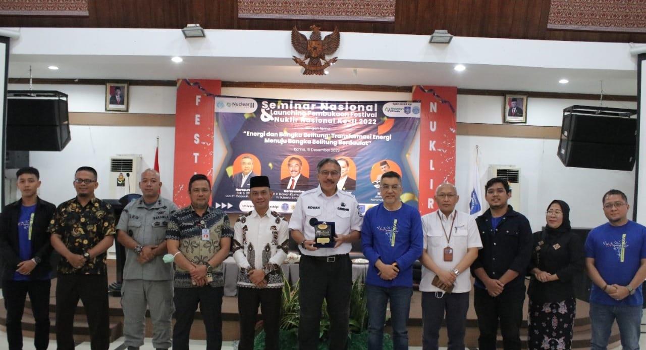 Pj Gubernur Ridwan: Salah Satu Potensi Babel adalah Lumbung Energi yang Berbasis Thorium