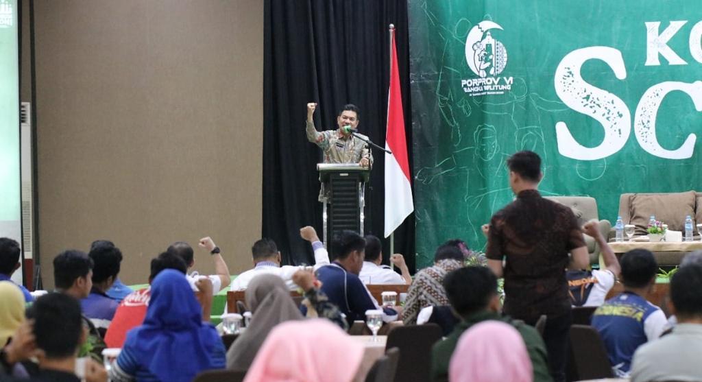 KONI Babel Gandeng Sekolah guna Tingkatkan Prestasi Olahraga