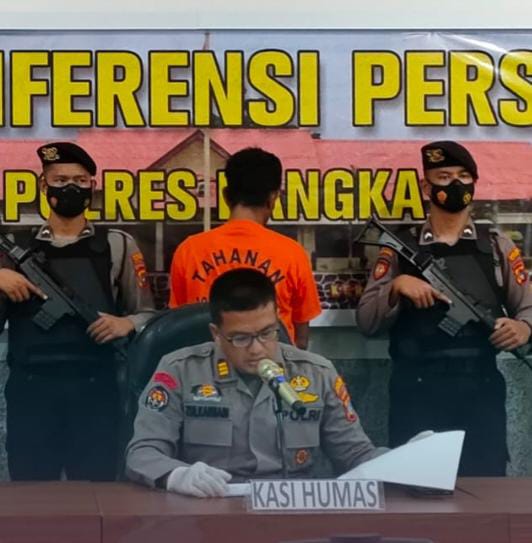 Simpan Sabu 21.16 Gram, Ri Warga Desa Lumut Diamankan Satres Narkoba Polres Bangka