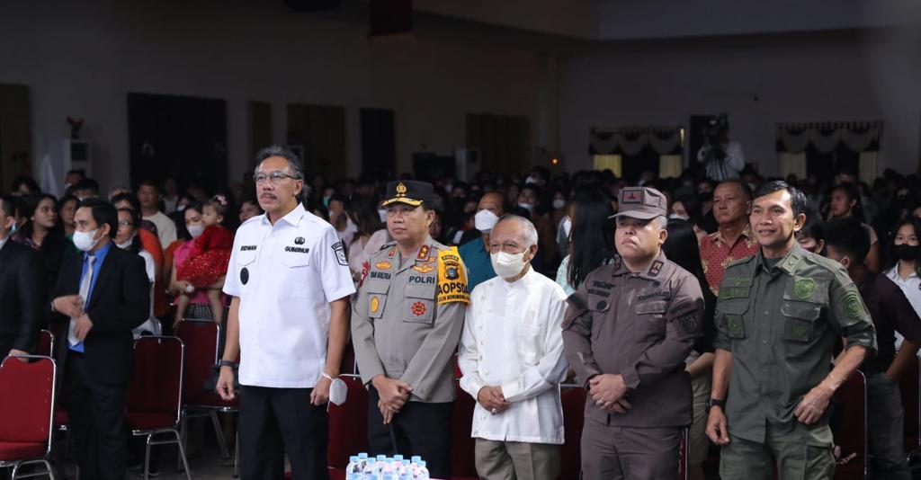 Malam Natal di Bangka Belitung Berjalan Aman dan Kondusif
