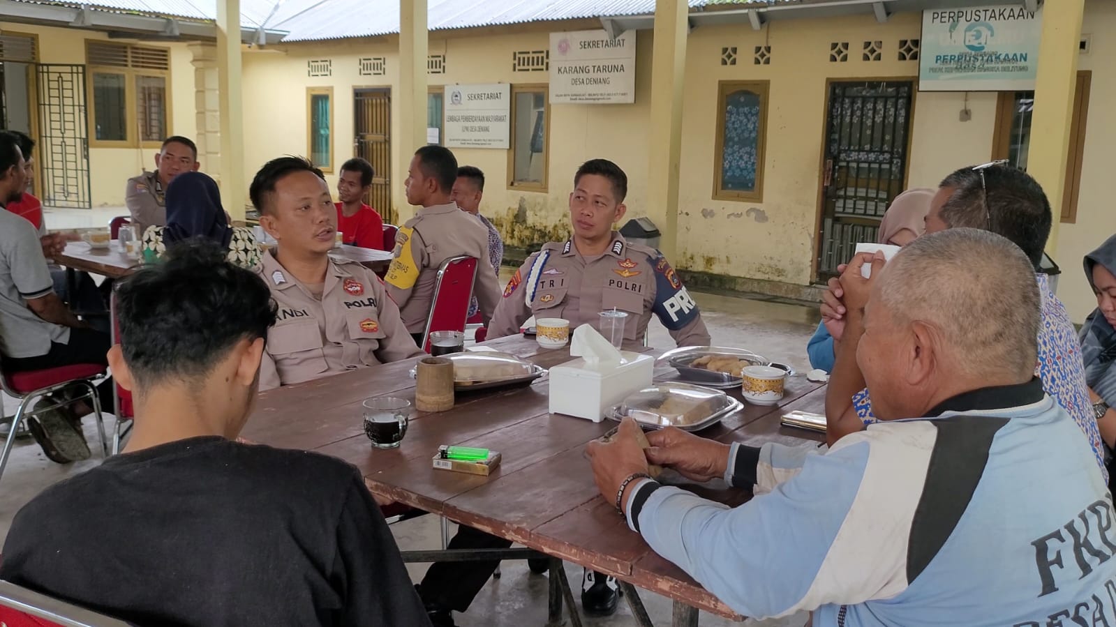 Tampung Aspirasi, Kapolsek Riau Silip Gelar Jum'at Curhat