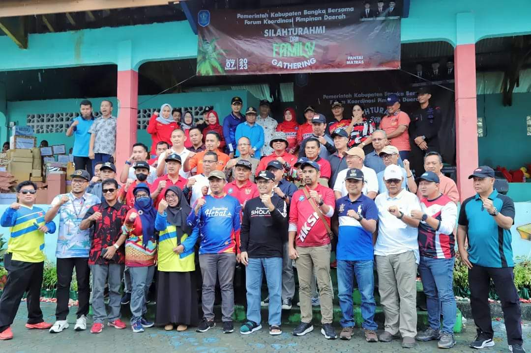 Hilangkan Penat Setelah Bekerja Setahun Penuh, Pemkab Bangka Gelar Family Gathering