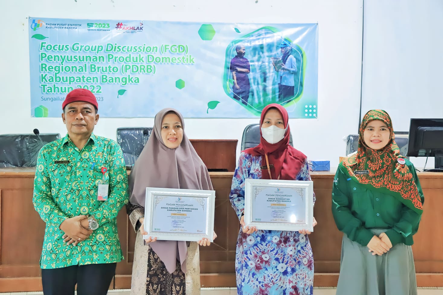 Forum SDI Bangka Gelar FGD Penyusunan PDRB Tahun 2023