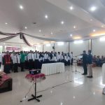 KPU Bangka Lantik dan Berikan Bimtek ke 243 Petugas PPS