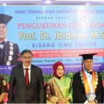 Pj Gubernur Hadiri Pengukuhan Ibrahim sebagai Guru Besar Ilmu Politik UBB