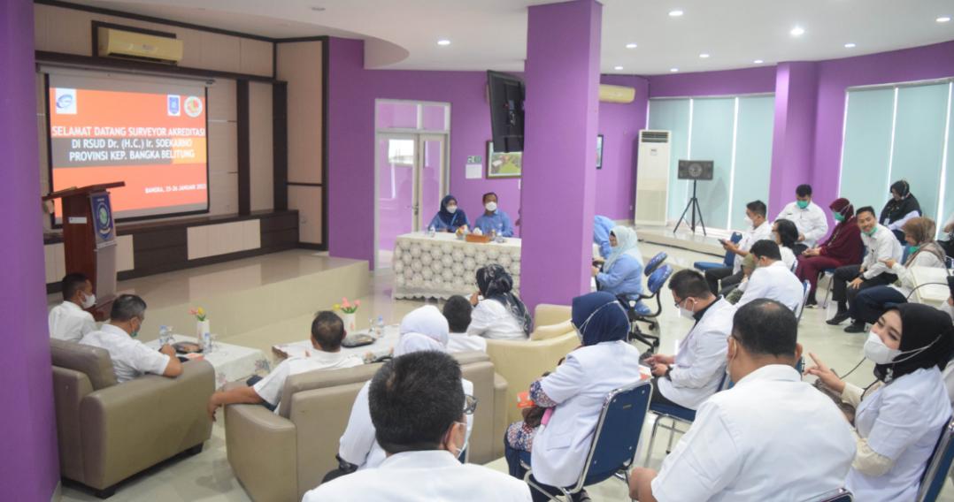 RSUD Soekarno Babel Gelar Survei Akreditasi