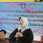 Pj Ketua TP PKK Sri Utami Berikan Materi Autisme Guna Penguatan Kompetensi Guru SLB