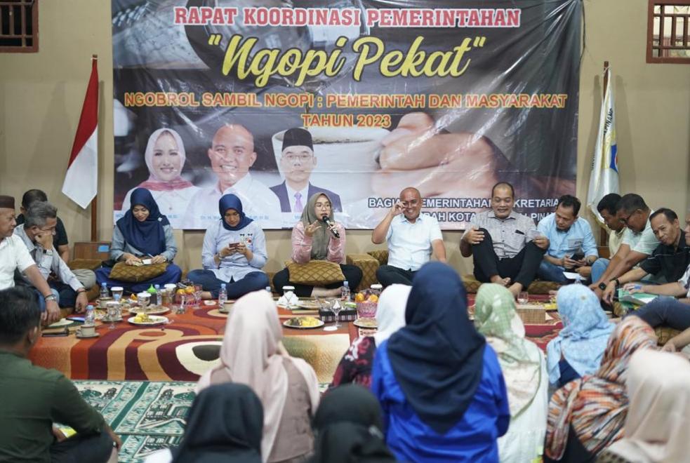 Serap Aspirasi Warga, Walkot Pangkalpinang Bersama Seluruh OPD Gelar Ngopi Pekat