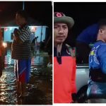 Tangani Bencana Banjir di Desa Gedong, Tidak Hanya Gerak Cepat TRC 119 BPBD Bangka Juga Bagi Sembako